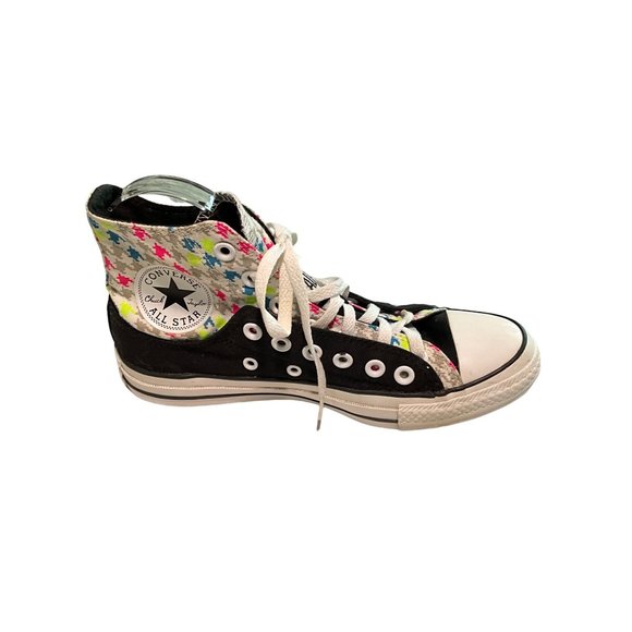Converse Chuck Taylor Multi Color Splatter Black High Tops Women's‎ Size 8 - Picture 4 of 9
